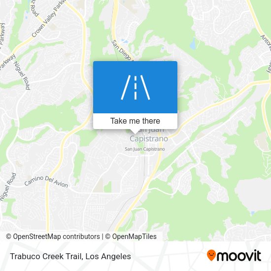 Trabuco Creek Trail map