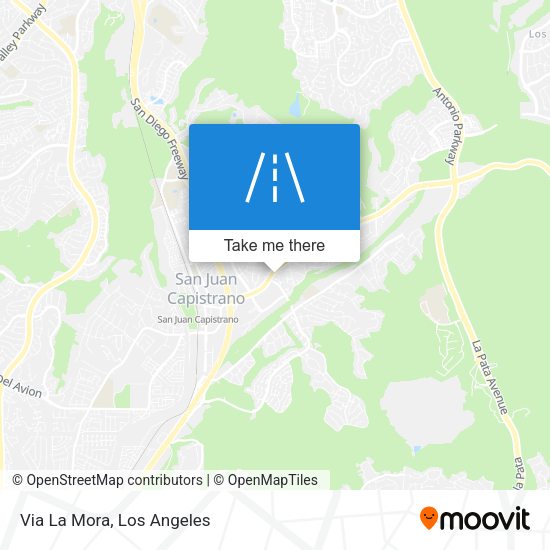 Mapa de Via La Mora