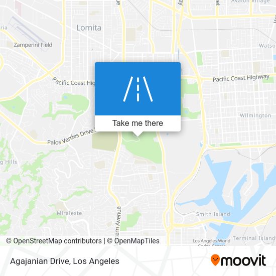 Agajanian Drive map