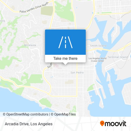 Mapa de Arcadia Drive