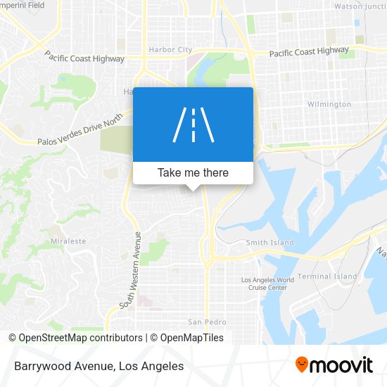 Mapa de Barrywood Avenue