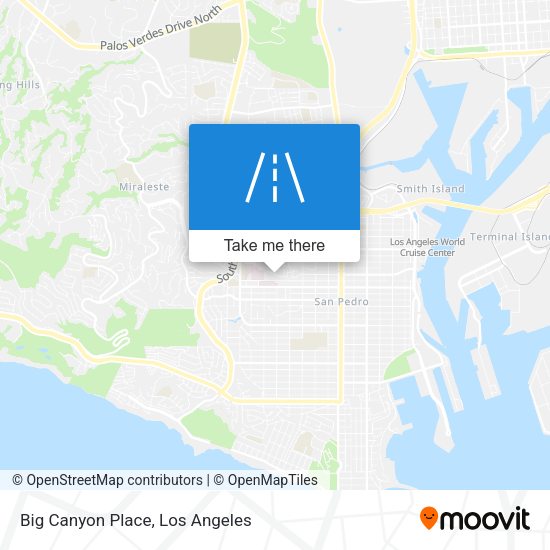 Big Canyon Place map