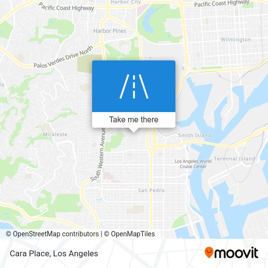 Mapa de Cara Place