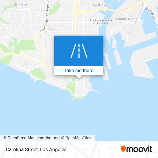 Carolina Street map