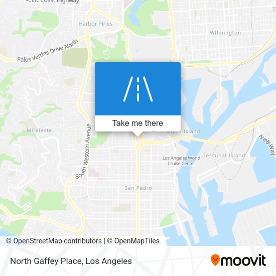 North Gaffey Place map