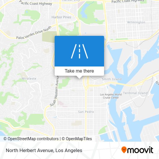 North Herbert Avenue map