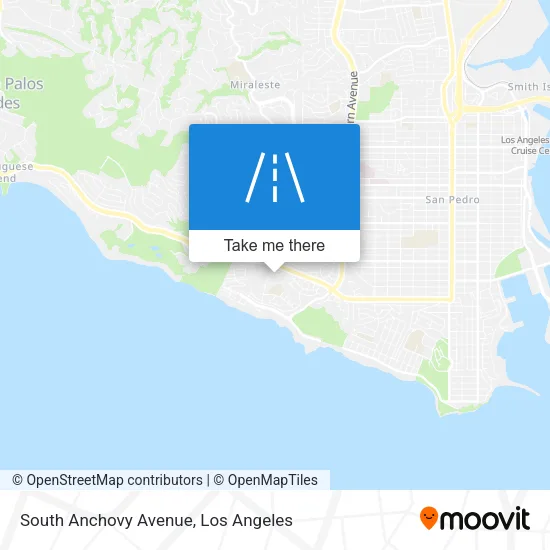 South Anchovy Avenue map