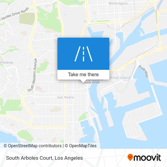 South Arboles Court map