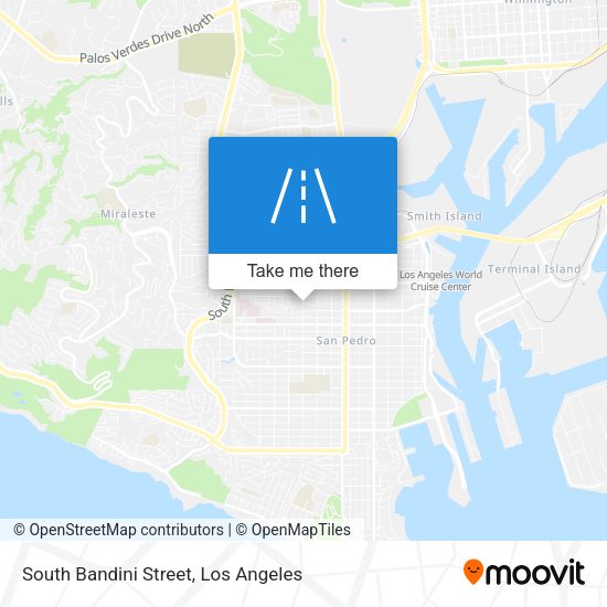 South Bandini Street map