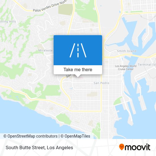 South Butte Street map