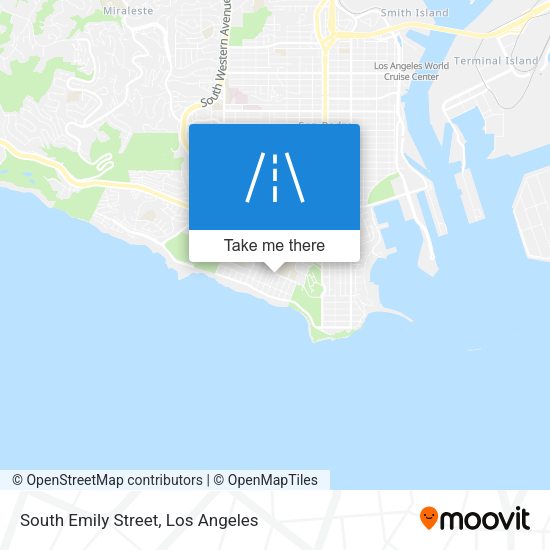 South Emily Street map