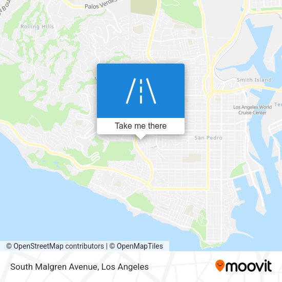 South Malgren Avenue map