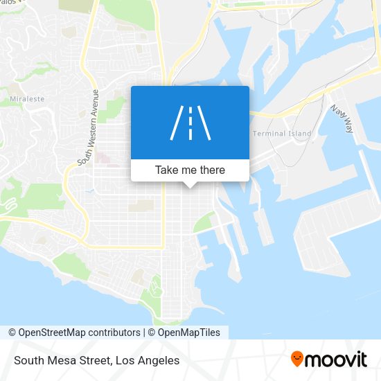 Mapa de South Mesa Street