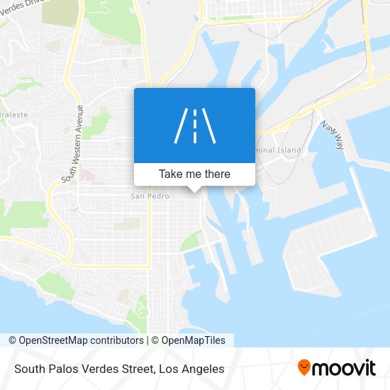 South Palos Verdes Street map