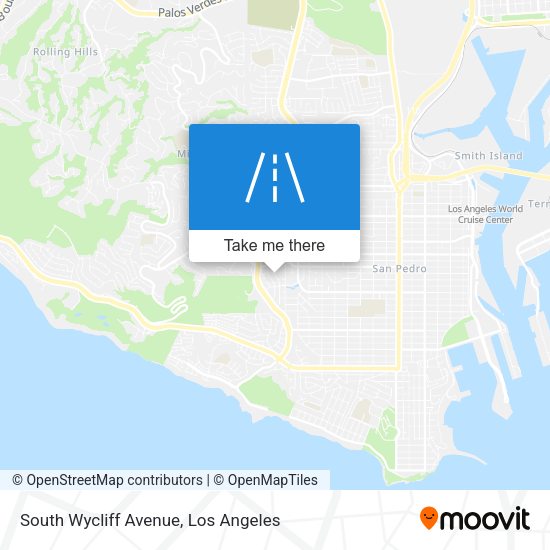 Mapa de South Wycliff Avenue