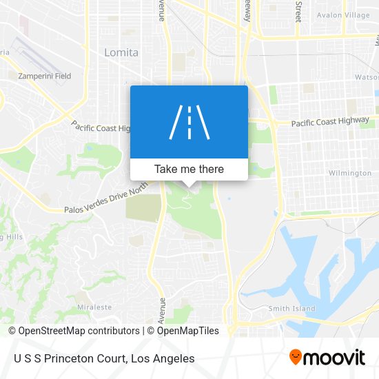 Mapa de U S S Princeton Court