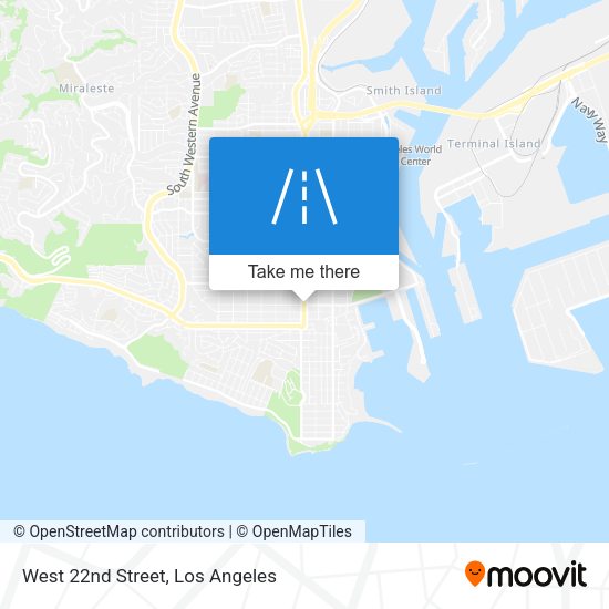Mapa de West 22nd Street