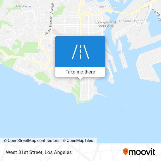 West 31st Street map