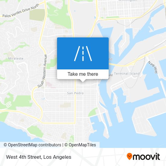 Mapa de West 4th Street