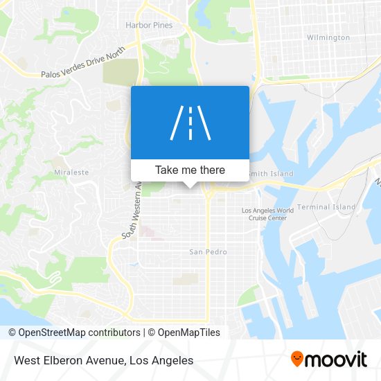 West Elberon Avenue map
