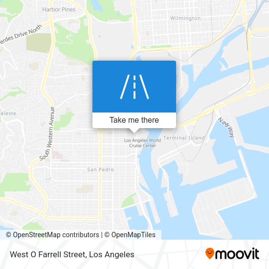 Mapa de West O Farrell Street
