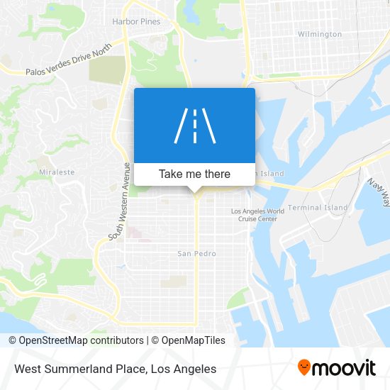 West Summerland Place map