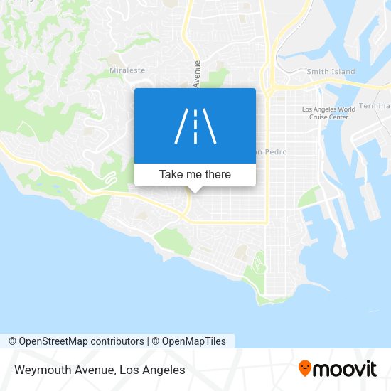 Weymouth Avenue map