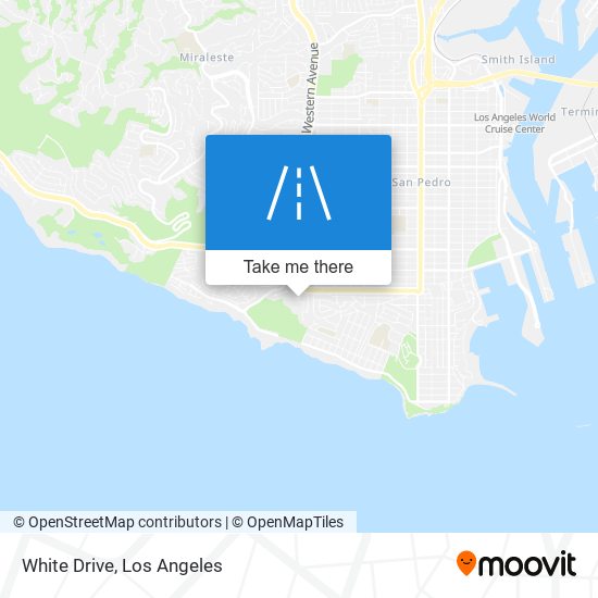 White Drive map