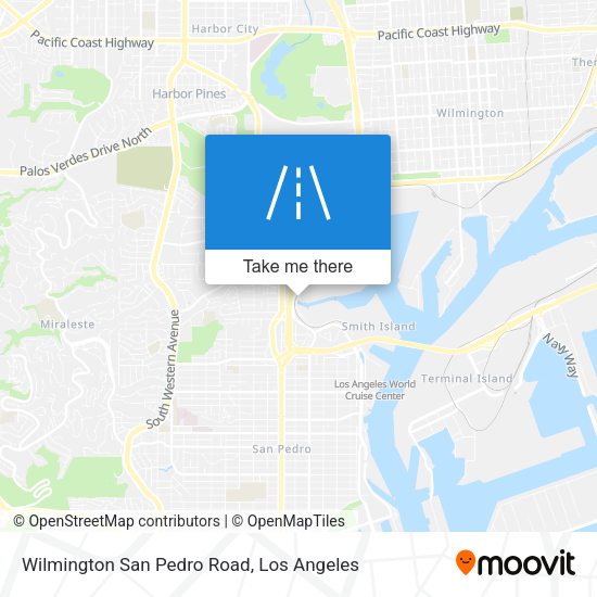Mapa de Wilmington San Pedro Road