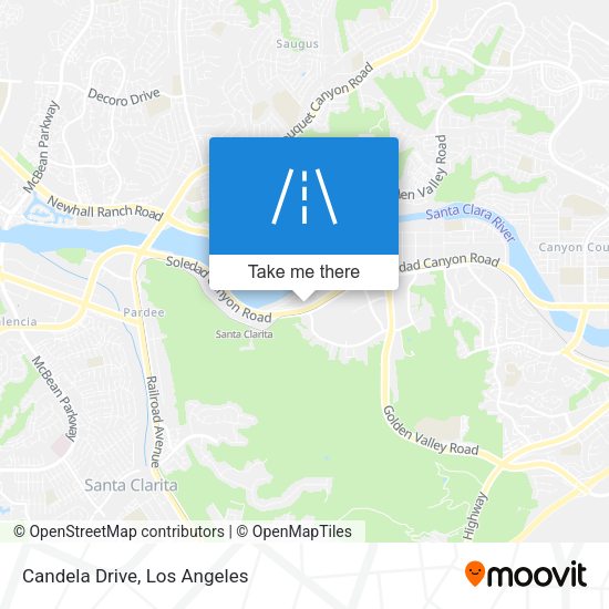 Mapa de Candela Drive