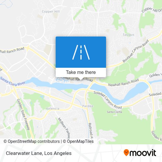Clearwater Lane map