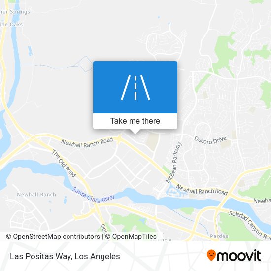 Las Positas Way map