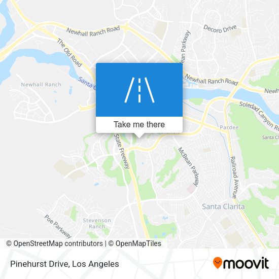 Pinehurst Drive map