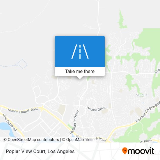 Poplar View Court map
