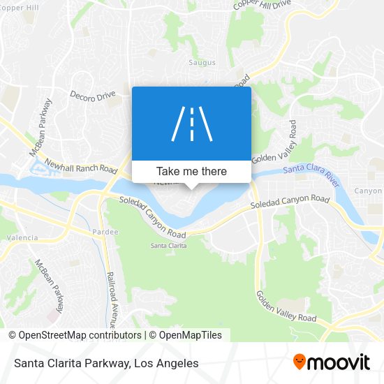 Mapa de Santa Clarita Parkway