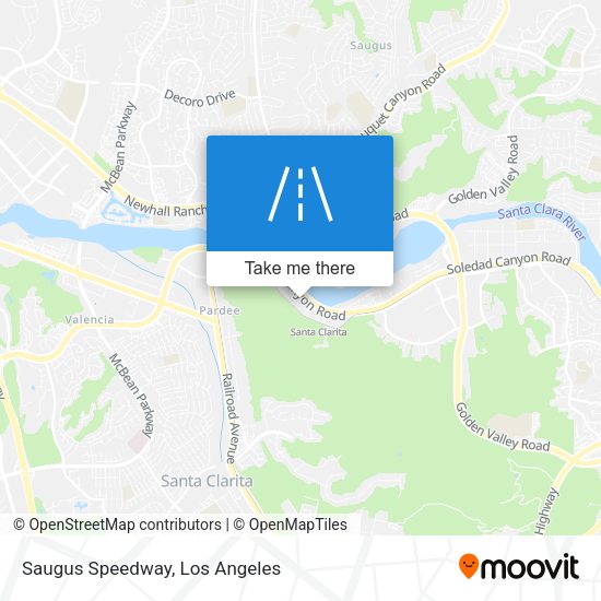 Saugus Speedway map