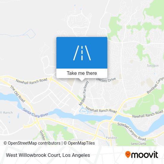 West Willowbrook Court map