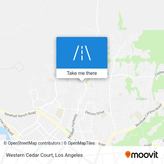 Mapa de Western Cedar Court