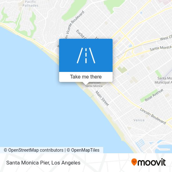 Mapa de Santa Monica Pier