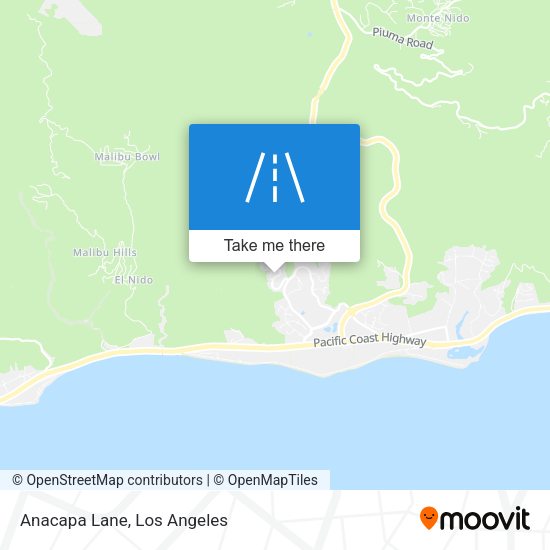 Mapa de Anacapa Lane