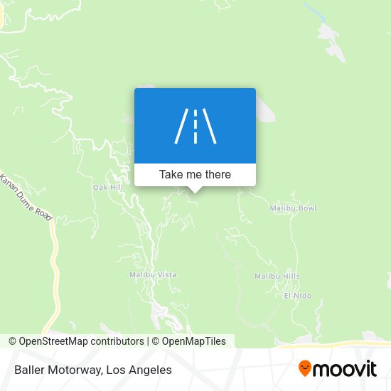 Baller Motorway map