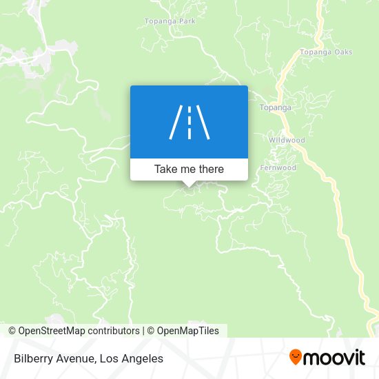 Bilberry Avenue map