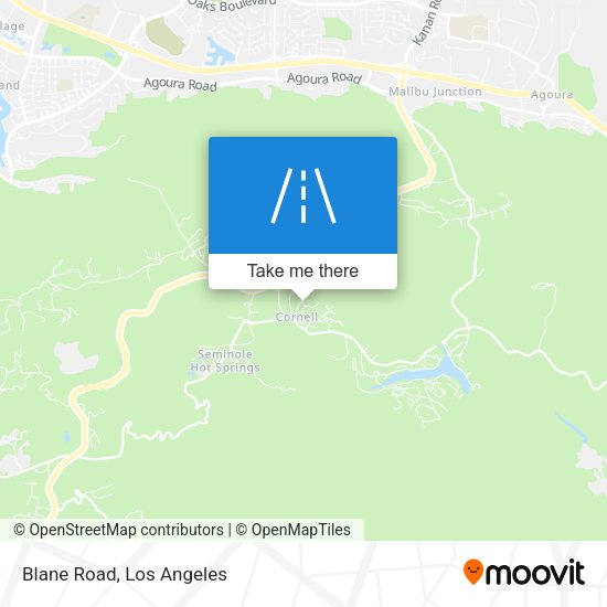 Mapa de Blane Road