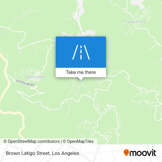 Brown Latigo Street map