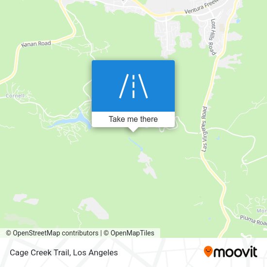 Mapa de Cage Creek Trail
