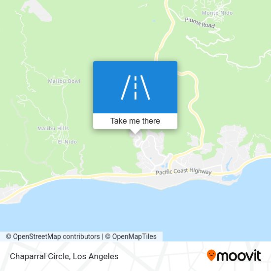 Mapa de Chaparral Circle