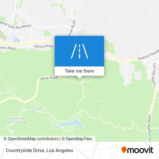 Countryside Drive map