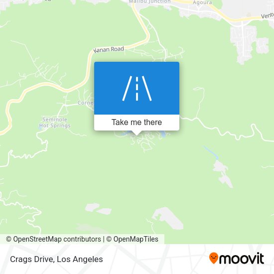 Mapa de Crags Drive