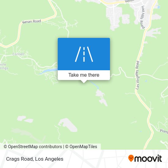 Mapa de Crags Road