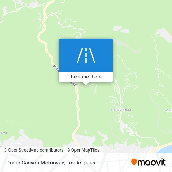 Mapa de Dume Canyon Motorway